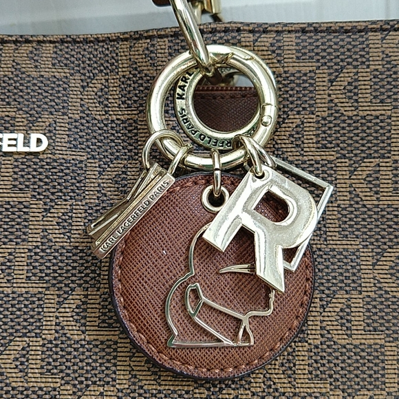 Karl Lagerfeld Miranda Embroidered Handbag - Picture 4 of 8